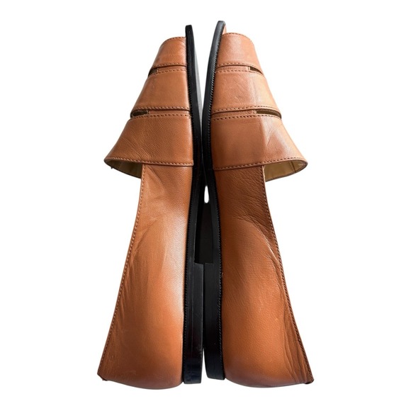 JAZZ Brand Shoes Womens Size 7 M Brown Leather Loafers Made In Spain Vintage‎ - Picture 4 of 10